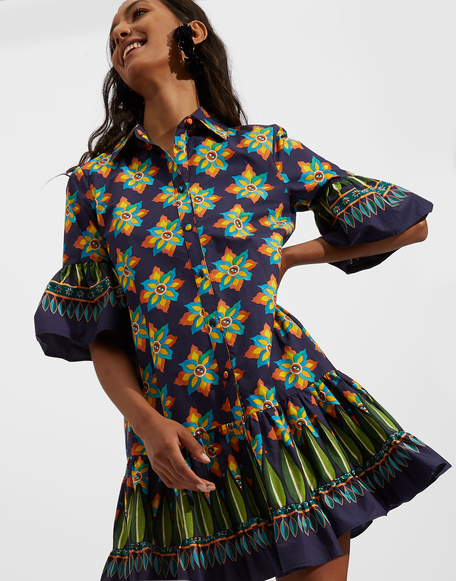 La DoubleJ Choux Dress Occhi DRE0193COT001OCC0001