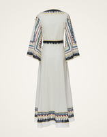 La DoubleJ The Wrap Dress La DoubleJ The Wrap Dress Doric Placée Cream DRE0734COT056DOR01WH03