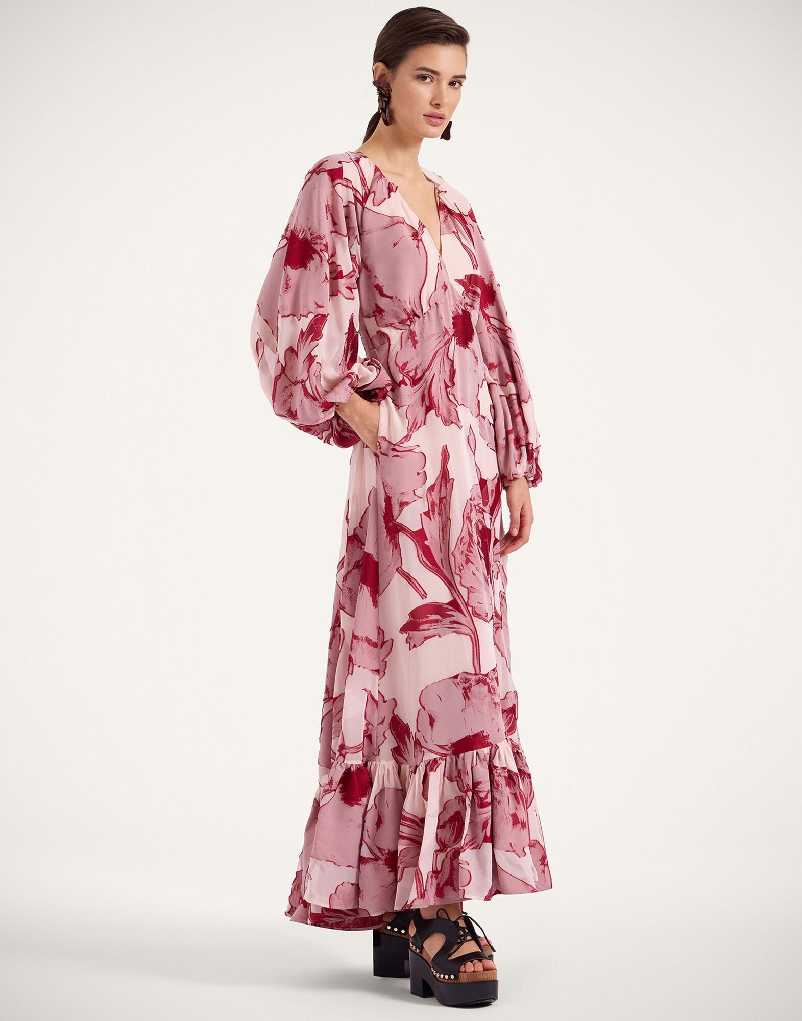 送料無料 内祝い Eve-Ning DoubleJ La | Women for Pink Coupé Fil Sylph in Dress V スカート
