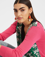 LaDoubleJ Gemini Cardigan LaDoubleJ Gemini Cardigan Lilium Verde PUL0005KNI005LIL0003