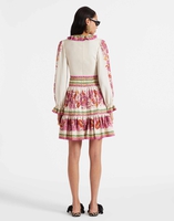 La DoubleJ Reina Mini Dress La DoubleJ Reina Mini Dress Zodiac Placée Multicolor DRE0699VIS017ZOD01MU01