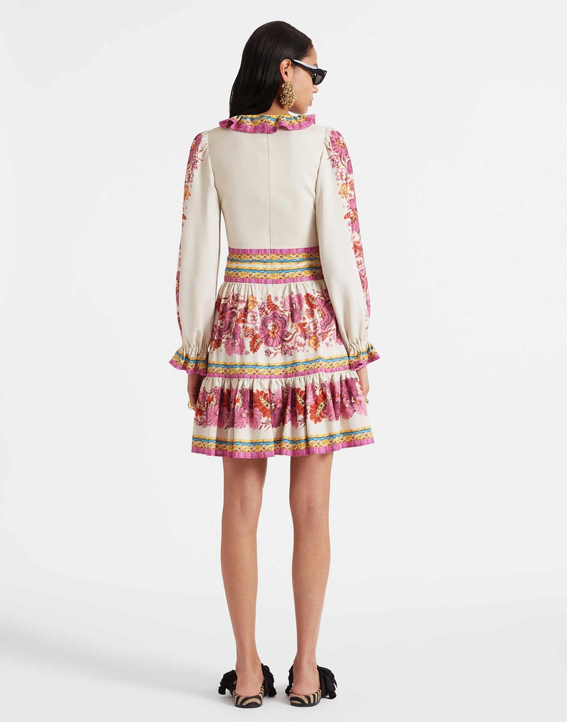 La DoubleJ Reina Mini Dress La DoubleJ Reina Mini Dress Zodiac Placée Multicolor DRE0699VIS017ZOD01MU01