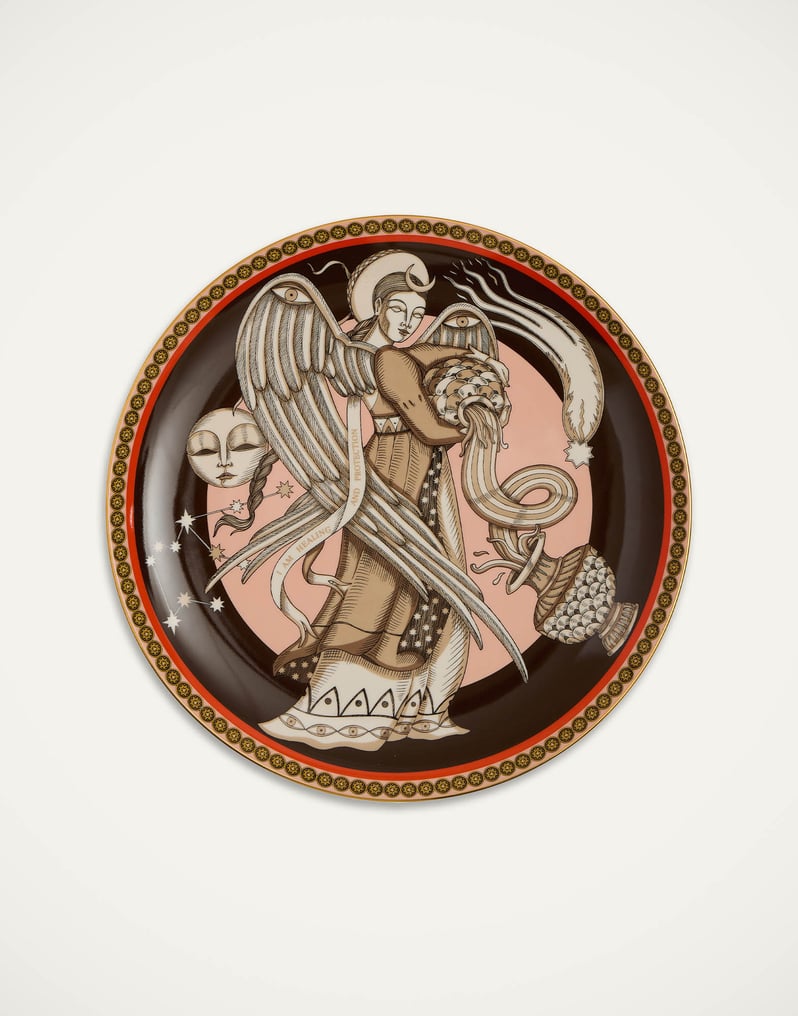 La DoubleJ Decorative Plate La DoubleJ Decorative Plate The Angel Brown DPL0001CER001ANG01BR11