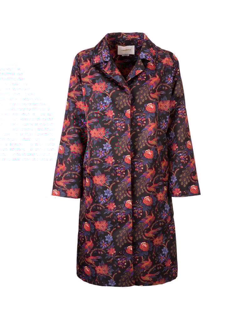 LaDoubleJ Nylon Loden Coat LaDoubleJ Nylon Loden Coat Pavone Nero JAC0002NYL001PAV0001