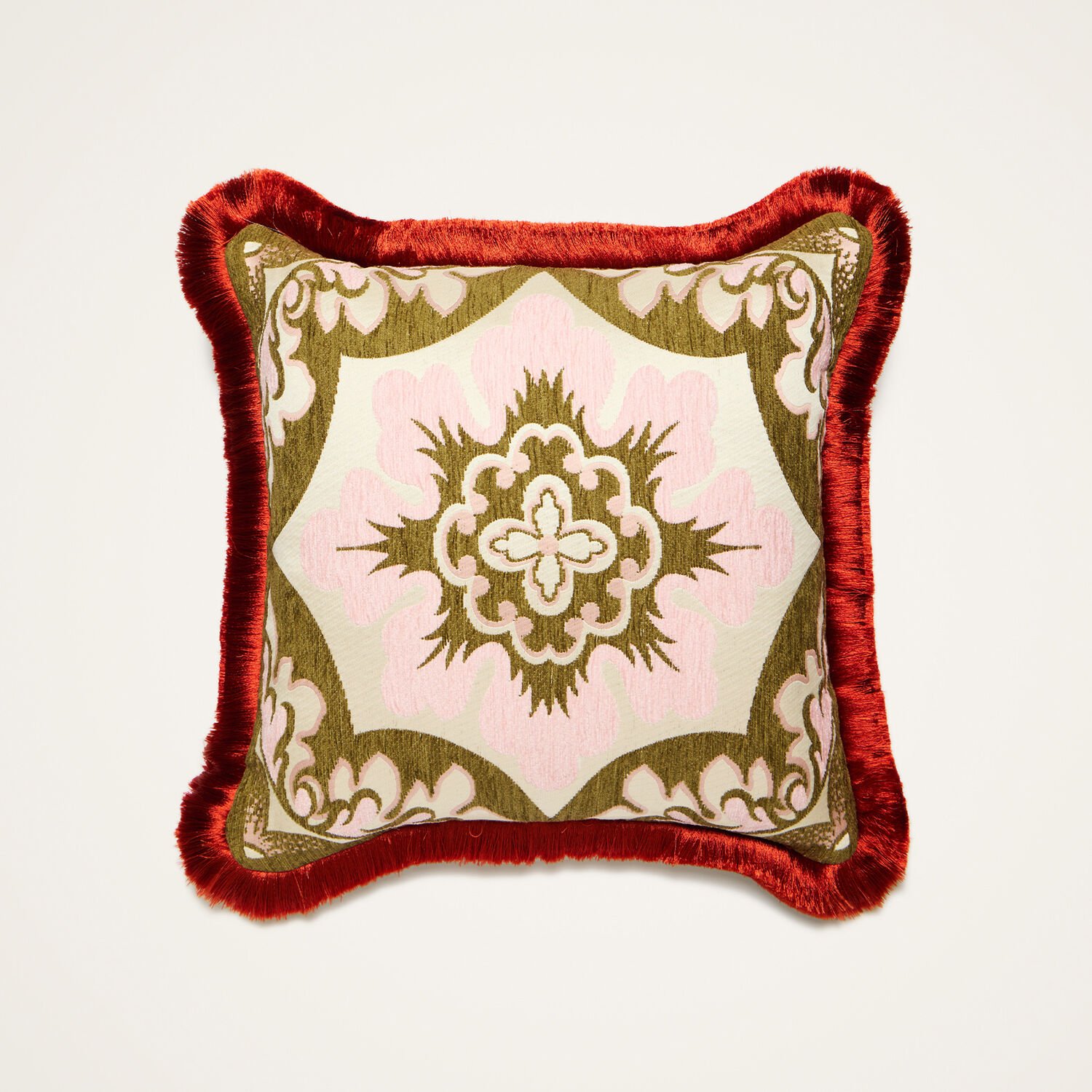 La Doublej Palazzo Cushion In Brown