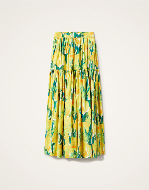 La DoubleJ Oscar Skirt Zesty Yellow SKI0012COT039ZES01YE02