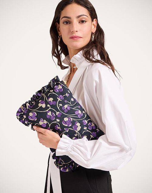 La DoubleJ Hand Pochette La DoubleJ Hand Pochette Honeysuckle Black BAG0059JCQ128HNY02BL01