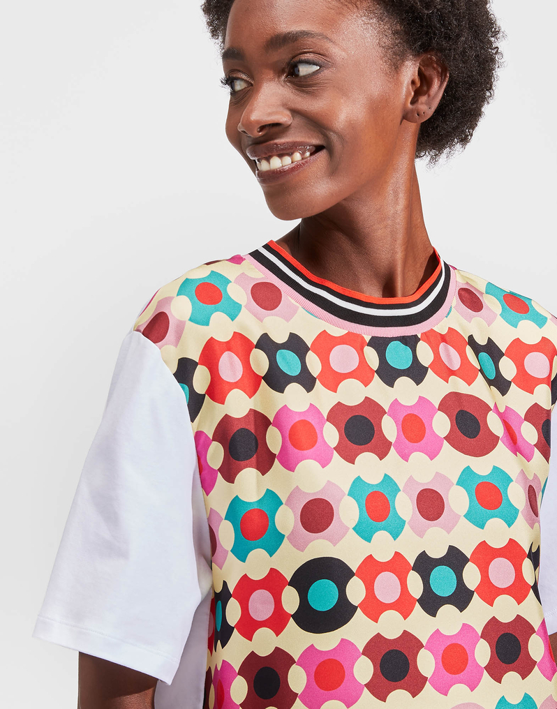 LaDoubleJ Sciura T-Shirt LaDoubleJ Sciura T-Shirt Groovy Dot Giallo TOP0033SIL001GRO0003