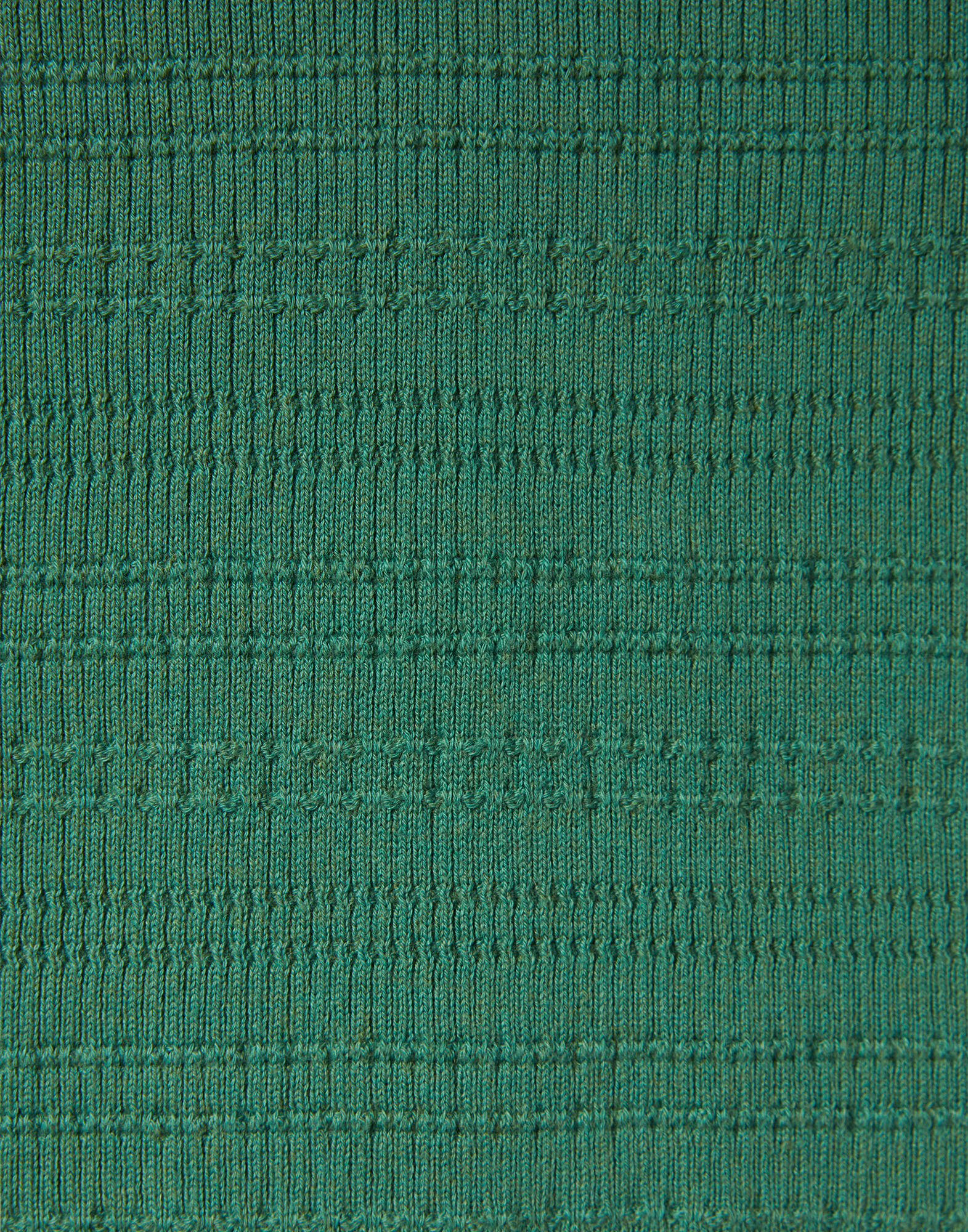 La DoubleJ Picket Polo Top Solid Green PUL0273KNI154SOLIDGR02