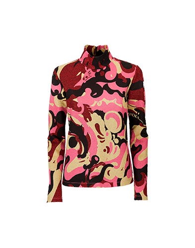 LaDoubleJ Turtleneck Meraviglia Rosso SHI0030JAC017MER0004