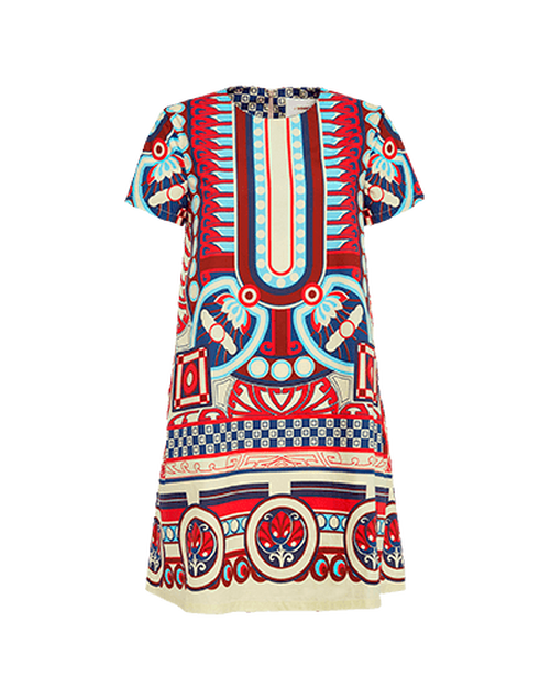 LaDoubleJ Mini Swing Dress Ittica Rosso DRE0169COT015ITT0003