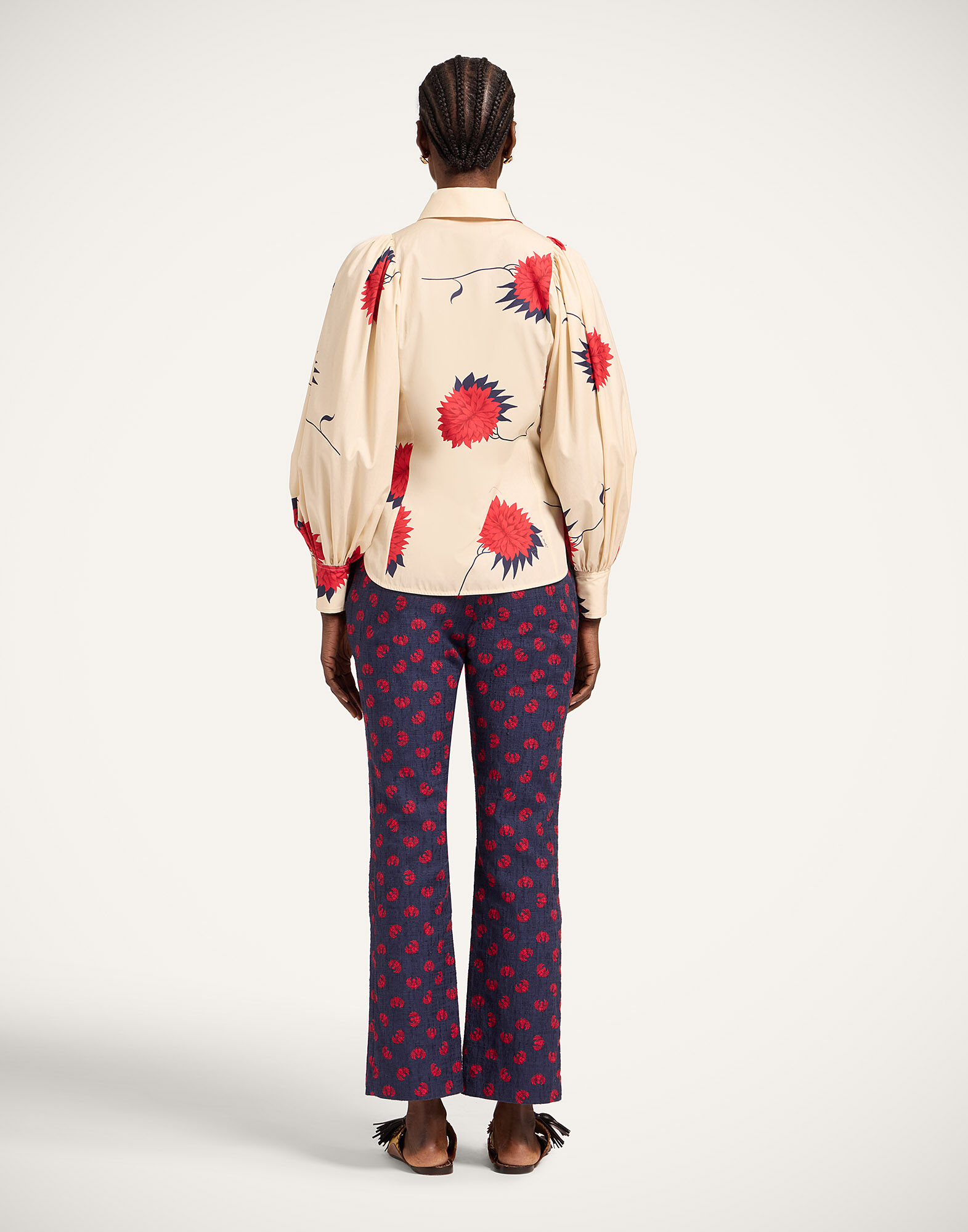 La DoubleJ 24/7 Pants Talismania Blue TRO0069COT005TAL01BU03