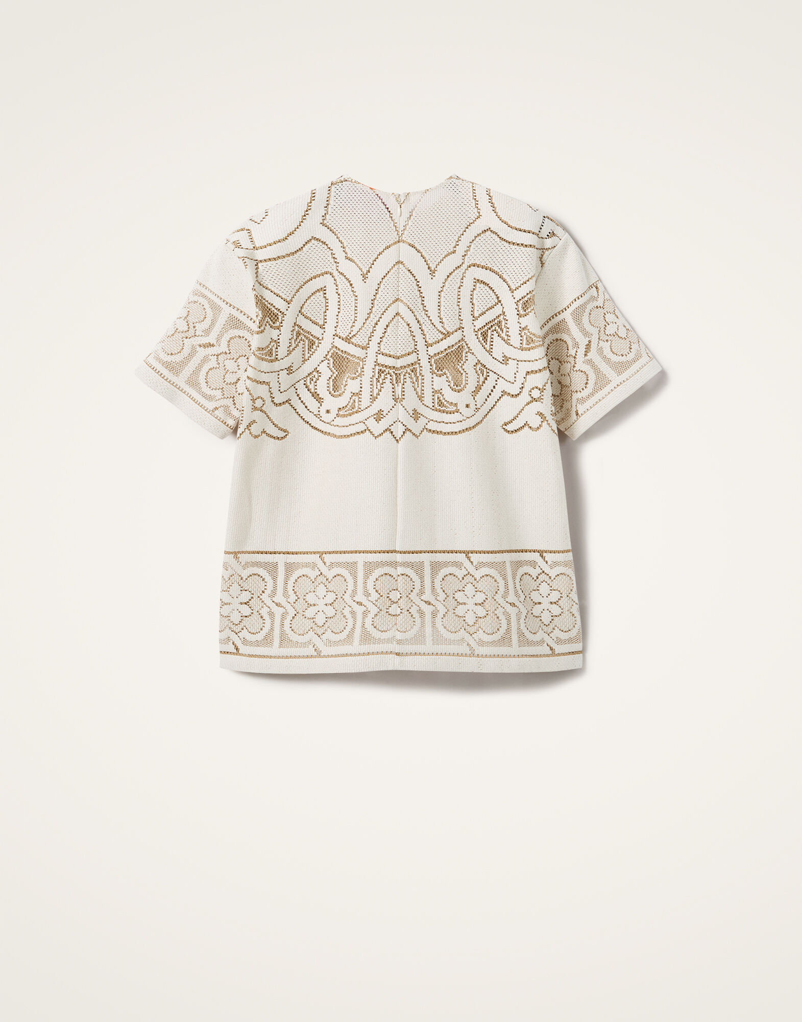Lacey House T-Shirt in Solid White Smoke for Women | La DoubleJ