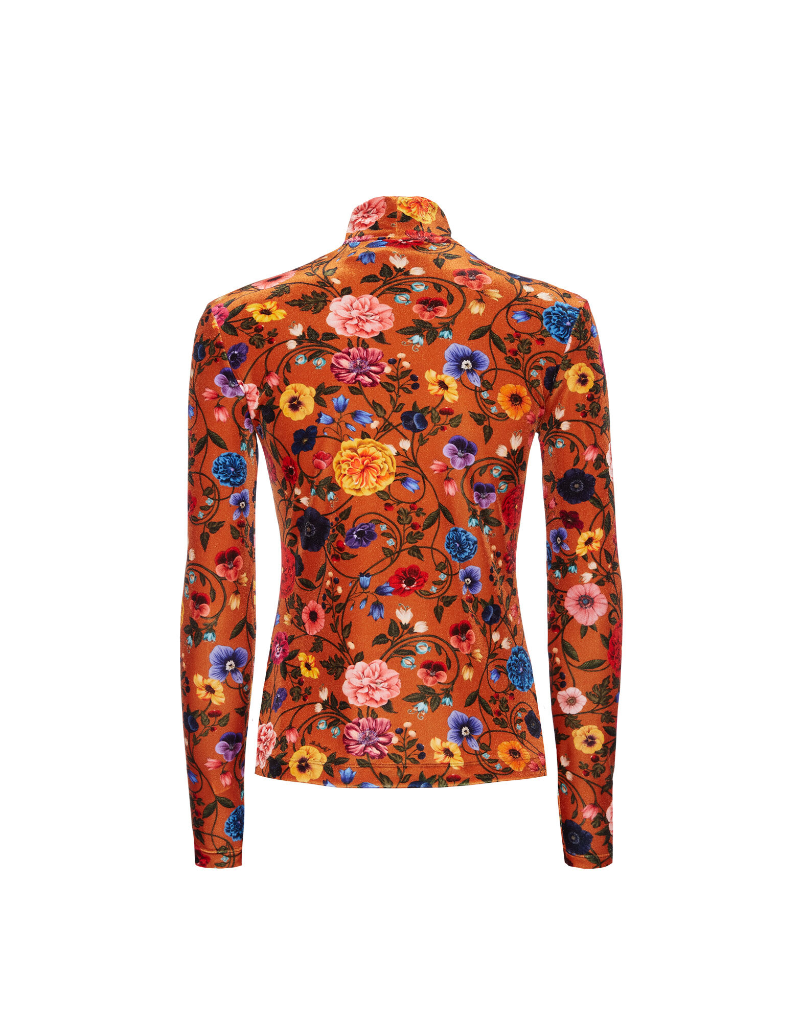 La DoubleJ Turtleneck Botticelli Rust SHI0030VEL006CEL01OR04