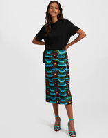 La DoubleJ Pencil Skirt Embroidered Ashbury SKI0078CAD001BLA0001