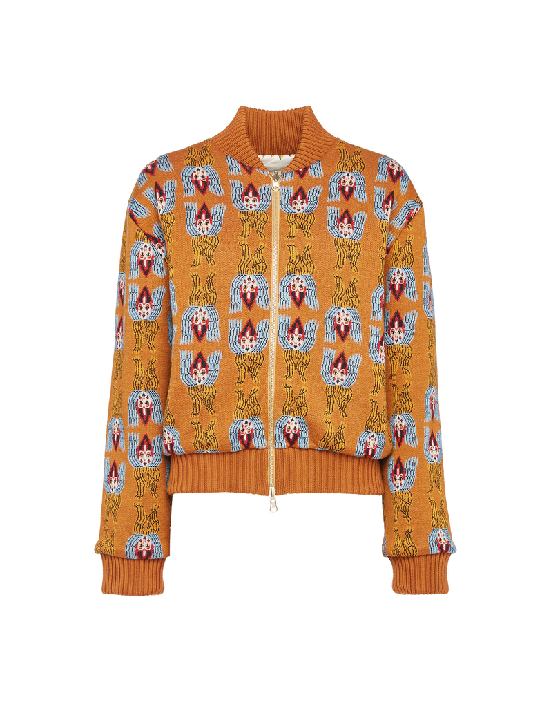 La DoubleJ Reversible Bomber La DoubleJ Reversible Bomber Amphora Jacquard JAC0043KNI050VAR0091