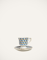 La DoubleJ Espresso Cup & Saucer Set of 2 La DoubleJ Espresso Cup & Saucer Set of 2 Cubi Blu DIS0007CER001CUB0004