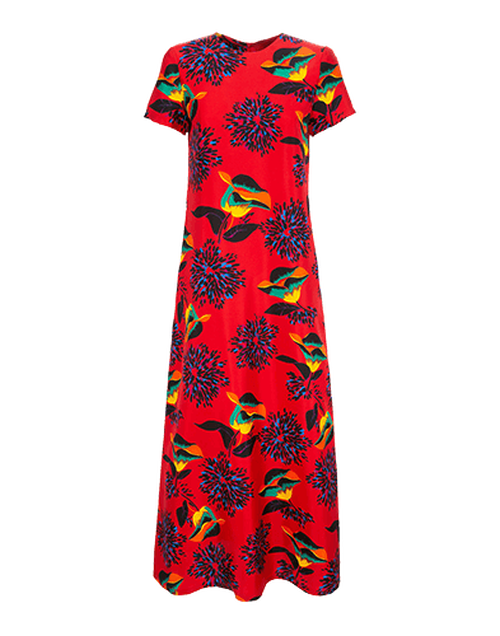 LaDoubleJ Swing Dress Parrot DRE0001SIL001PAR0001