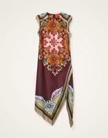 La DoubleJ Scarf Dress La DoubleJ Scarf Dress Bounty Placée Burgundy DRE0964SIL009BOU01RE07