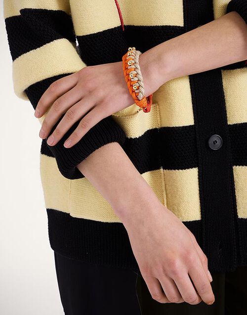La DoubleJ Better Together Bracelet La DoubleJ Better Together Bracelet Bicolor Orange & Ivory BAC0011ROP001VA356OR02