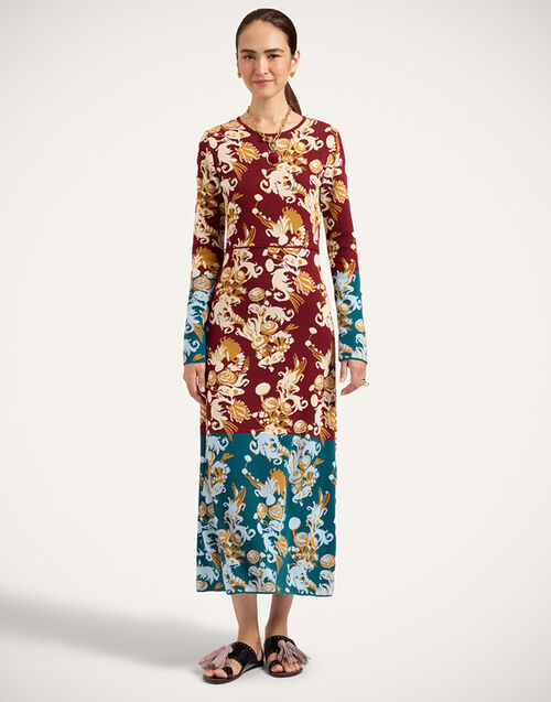 La DoubleJ Bee Dress Coven Burgundy DRE1006KNI226VA529RE07