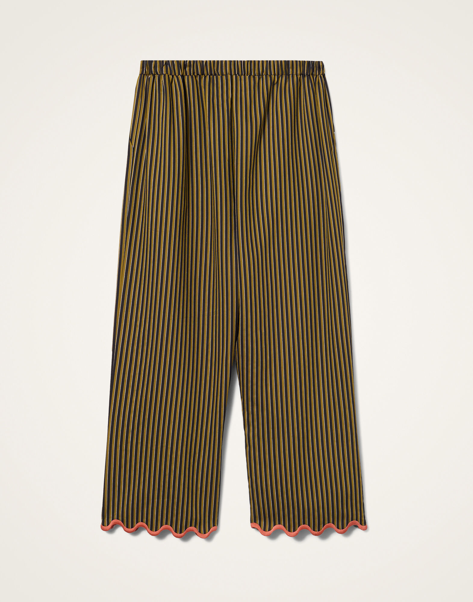 La DoubleJ Drawstring Pants Pinstripe Green TRO0205VIS029STR09GR02