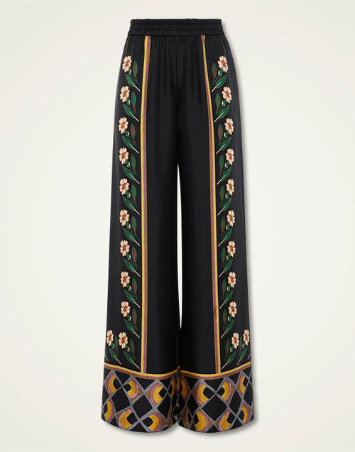 La DoubleJ Palazzo Pants Dazed Placée Black TRO0026SIL001DAZ01BL01