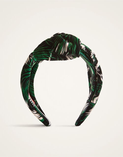 La DoubleJ Love Knot Headband Quill Green HEB0015VEL006QLL01GR02