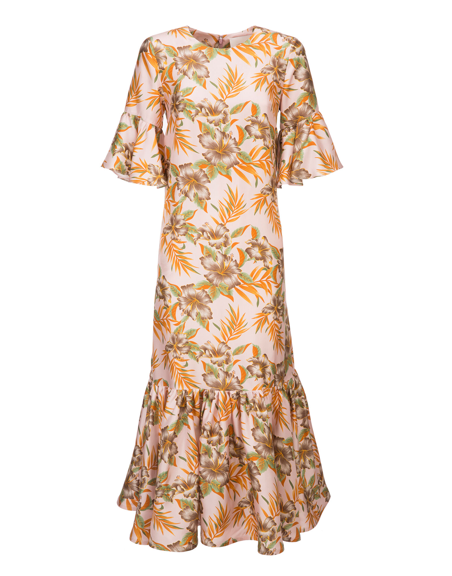 LaDoubleJ Curly Swing Dress Polinesia DRE0004SIL001PLN0001