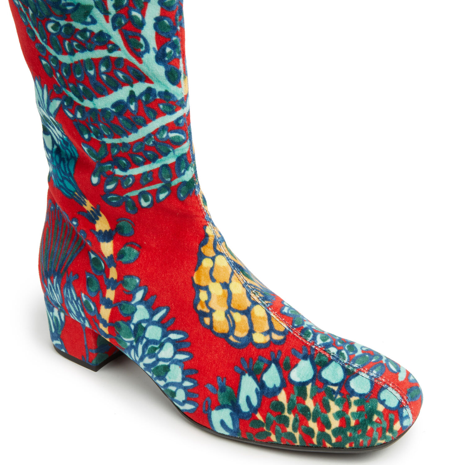 La Doublej Edie Knee-high Boots In Sicomore Red