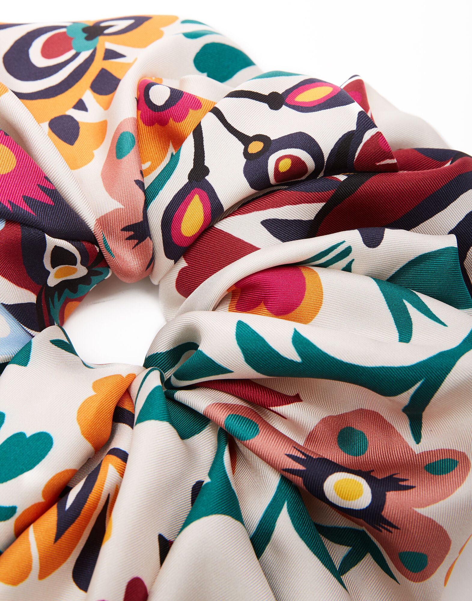 LaDoubleJ Giga Scrunchie Selva Bianco SCR0003SIL001SEL0002