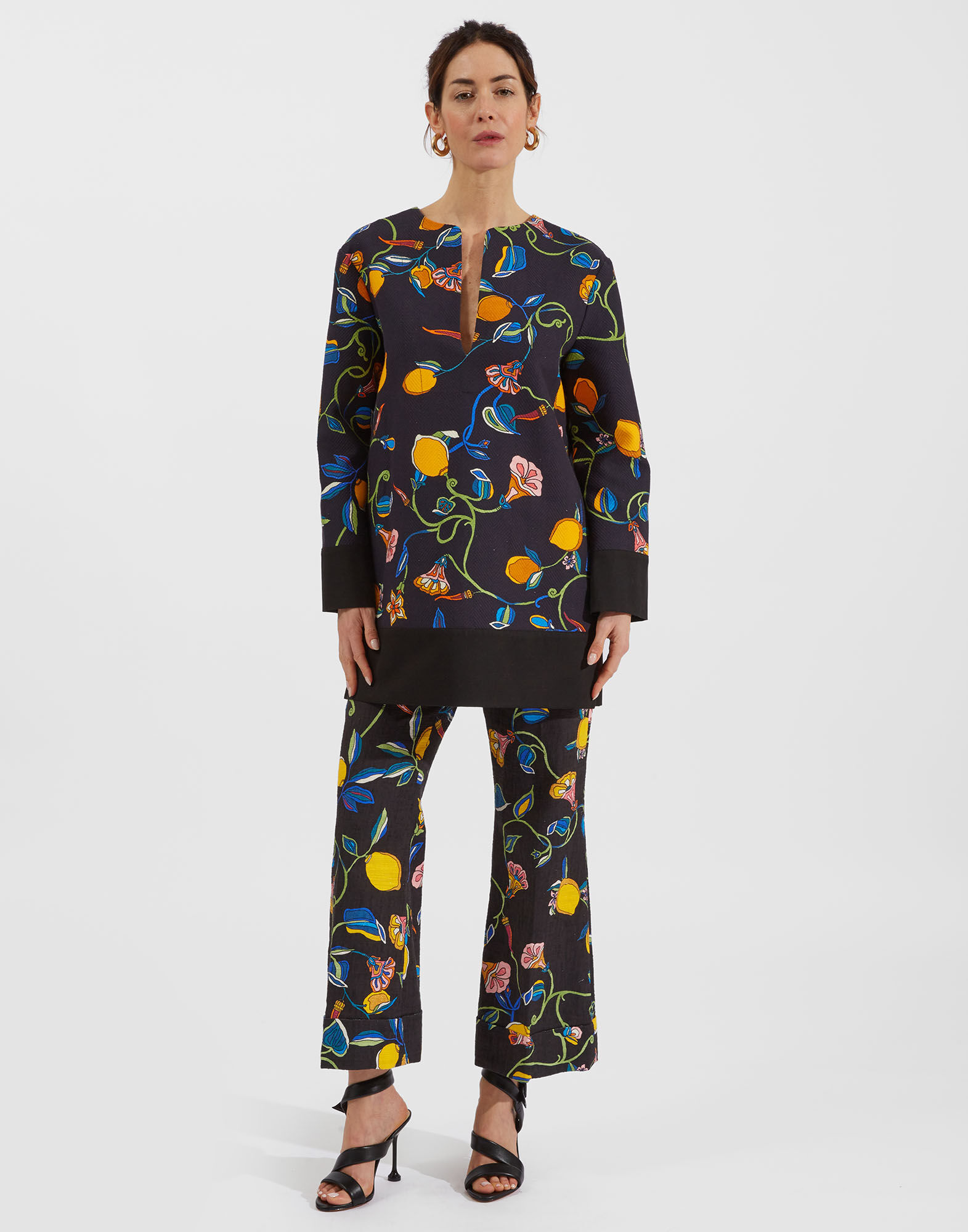 La DoubleJ Hendrix Pants Borboni TRO0014COT005BRN01BL01