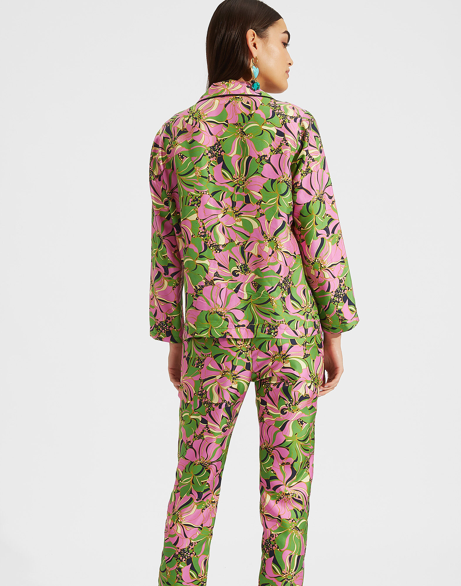 La DoubleJ Pajama Shirt Carnevale SHI0032SIL001CAR0001