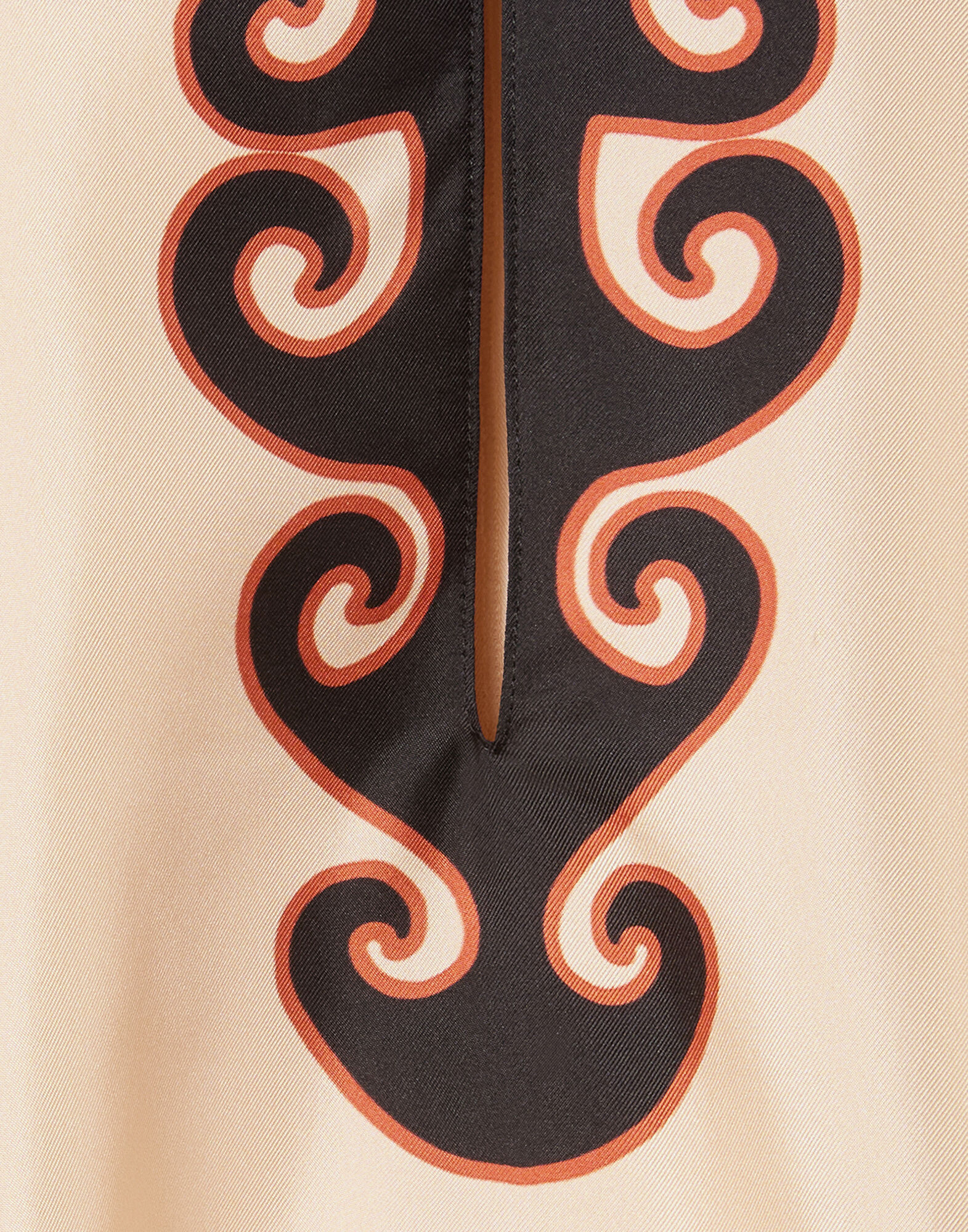 La DoubleJ Malibu Mini Dress Pacific Plac&eacute;e Dark Orange DRE0844SIL001PCF03OR03