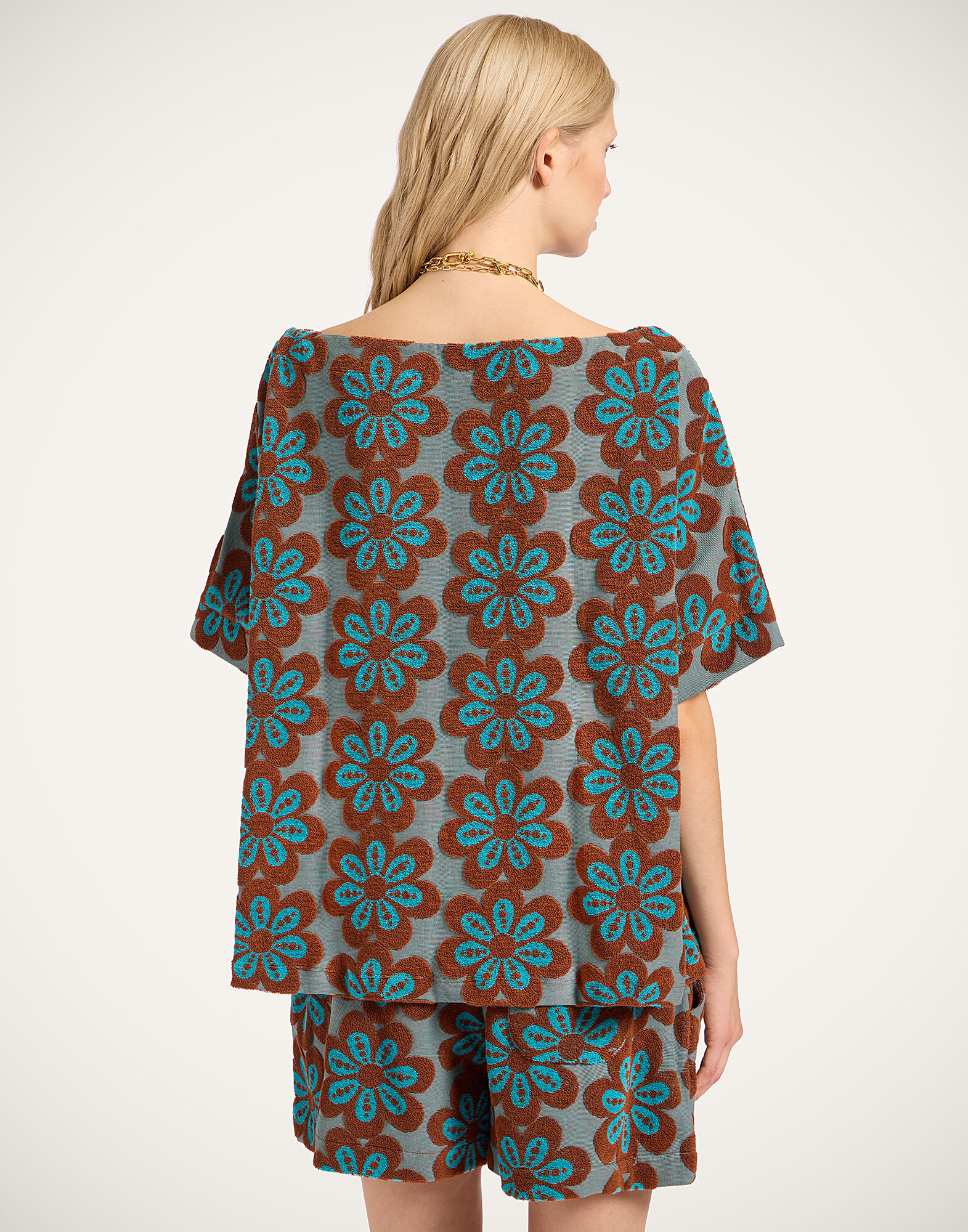 La DoubleJ Meditation Tee Caper Rust TSH0055JER061CEP02OR04