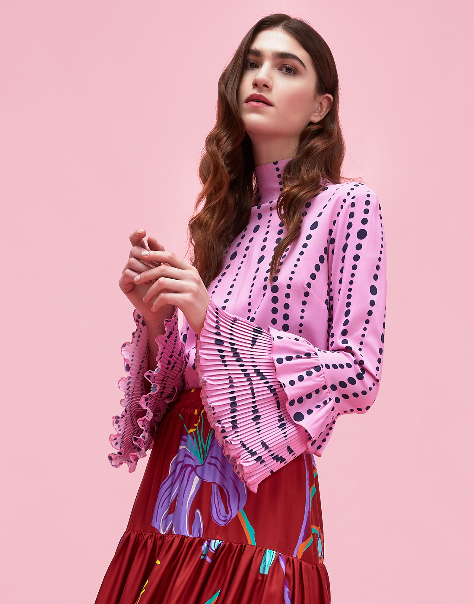 LaDoubleJ Frill Wrist Top Perle SHI0024VIS001PER0001