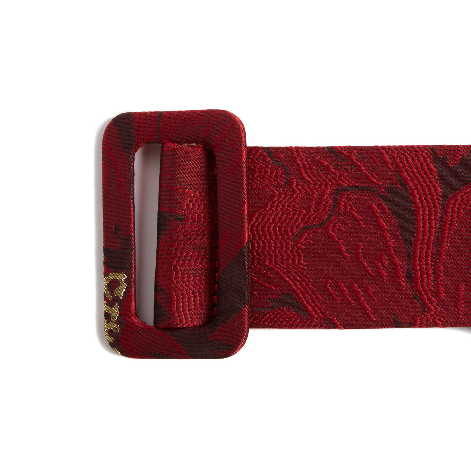 Shop La Doublej Medium Belt In Ruby Red