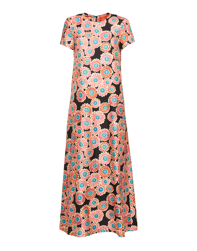 La DoubleJ Swing Dress La DoubleJ Swing Dress Crazy Daisy Black DRE0001SIL001DAY0002