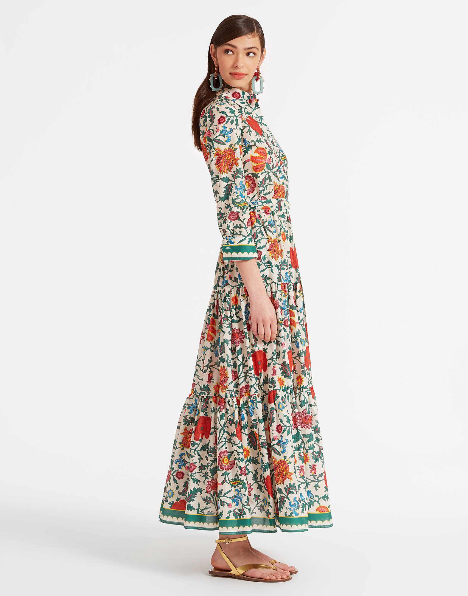 La DoubleJ Bellini Dress Dragonflower Mini Multicolor DRE0016COT003DRE02MU01