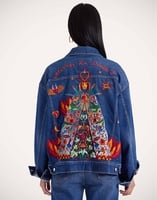La DoubleJ The Drop It Drifter Jacket La DoubleJ The Drop It Drifter Jacket Always On Top Blue JAC0138DEN011ALW01BU03