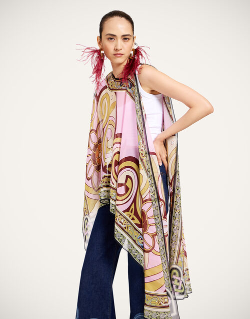 La DoubleJ Maria Cape Kells Plac&eacute;e Pink SCA0092SIL014KEL03PI01