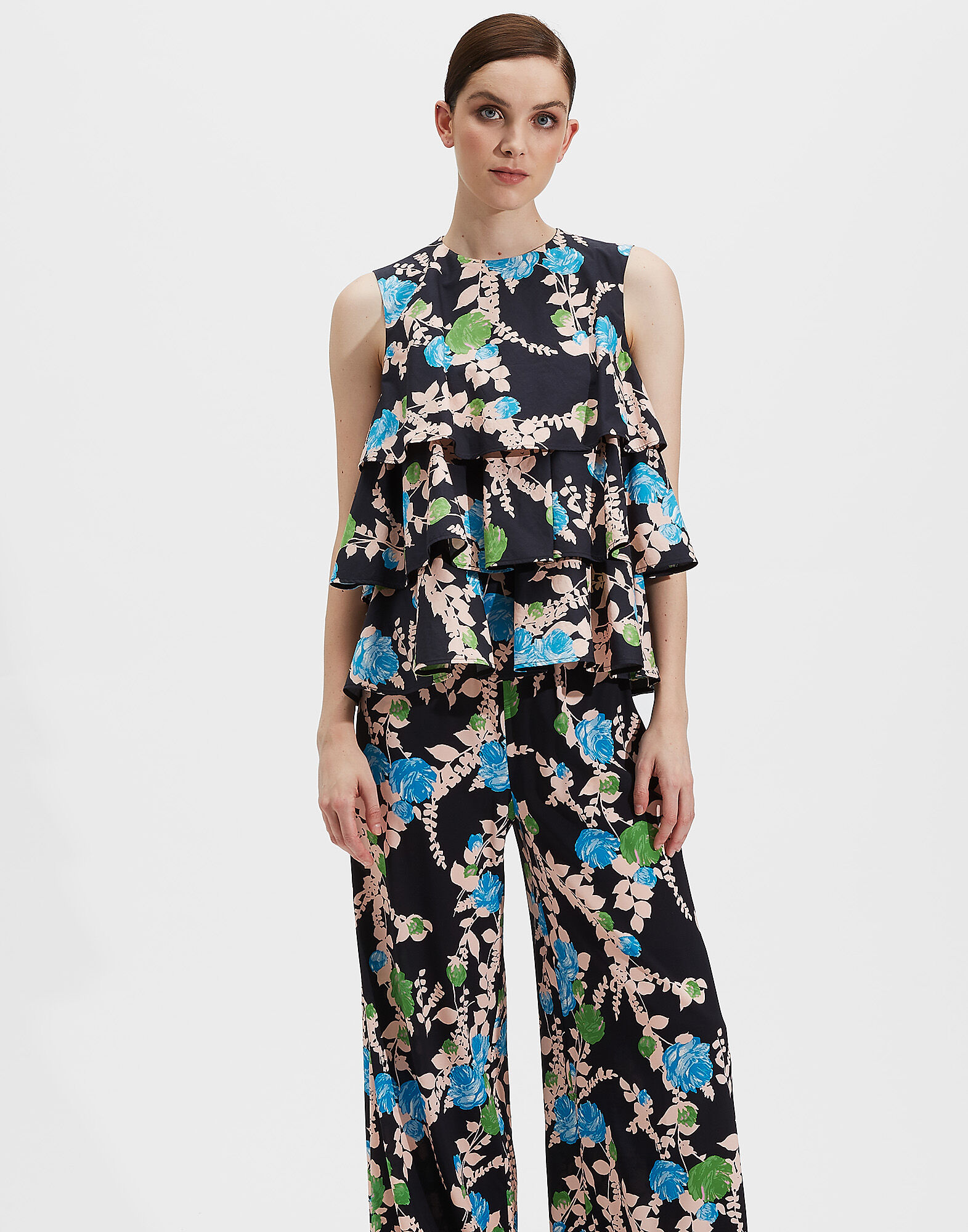 LaDoubleJ Tosca Top Winter Rose Nero TOP0018COT001WTR0003