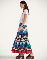 La DoubleJ Big Skirt La DoubleJ Big Skirt Pacific Blue Petrol SKI0001COT003PCF02BU05