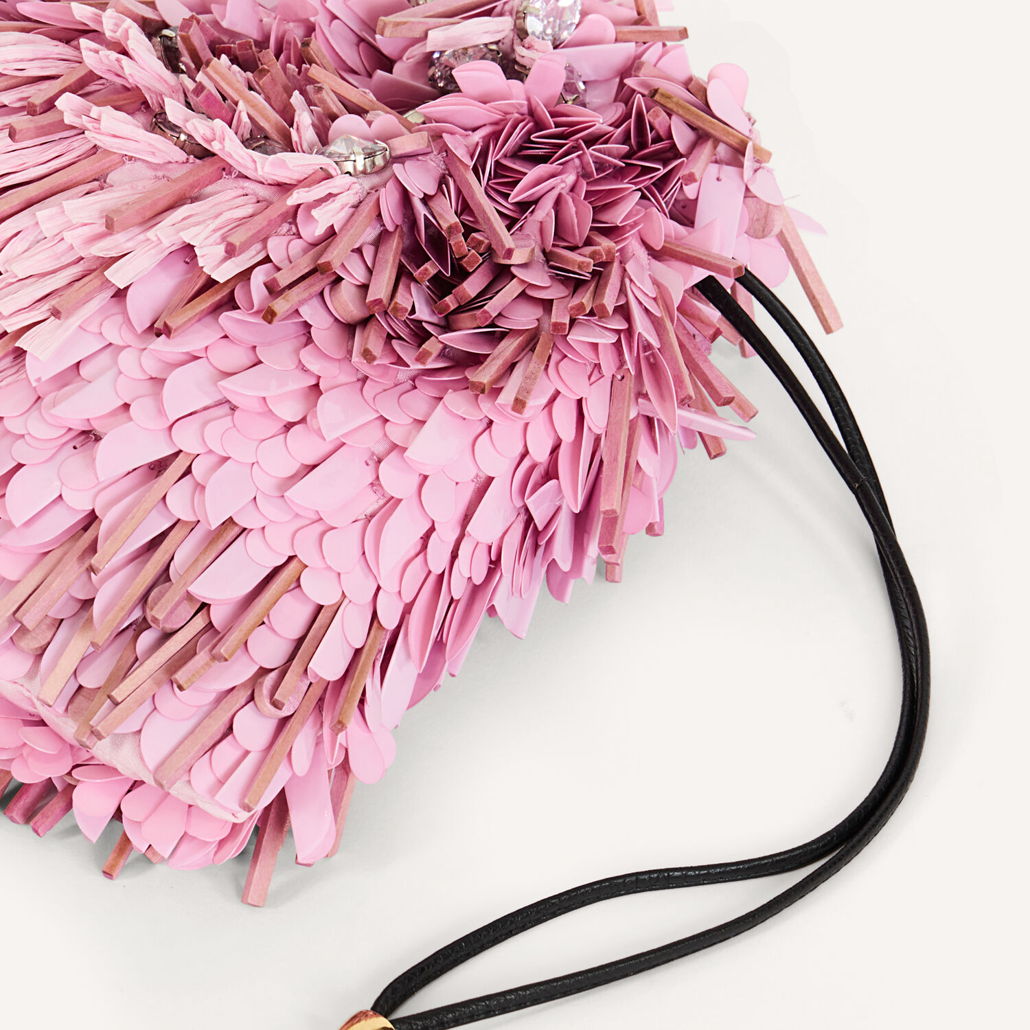 La Doublej Dustbag Pochette In Solid Pink
