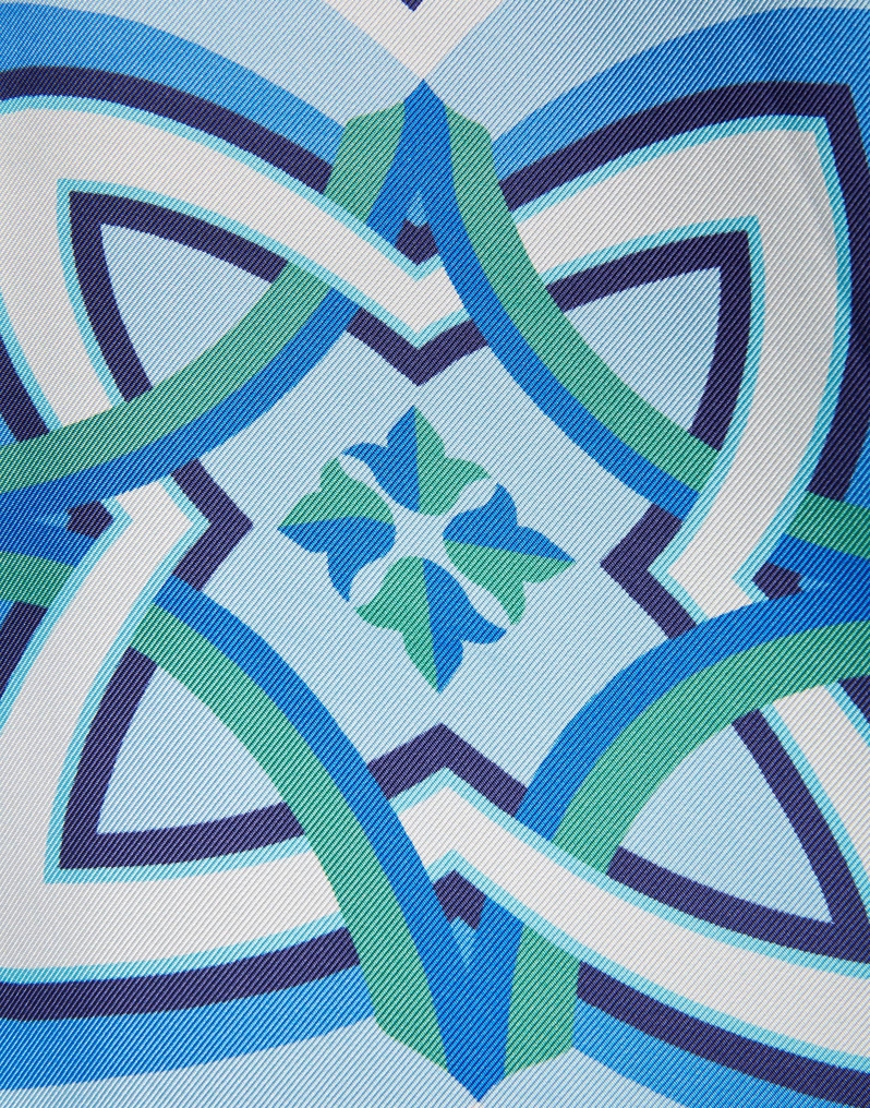 La DoubleJ Magnifico Dress La DoubleJ Magnifico Dress Lakshmi Placed Blu DRE0232VIS004LAK02BU03