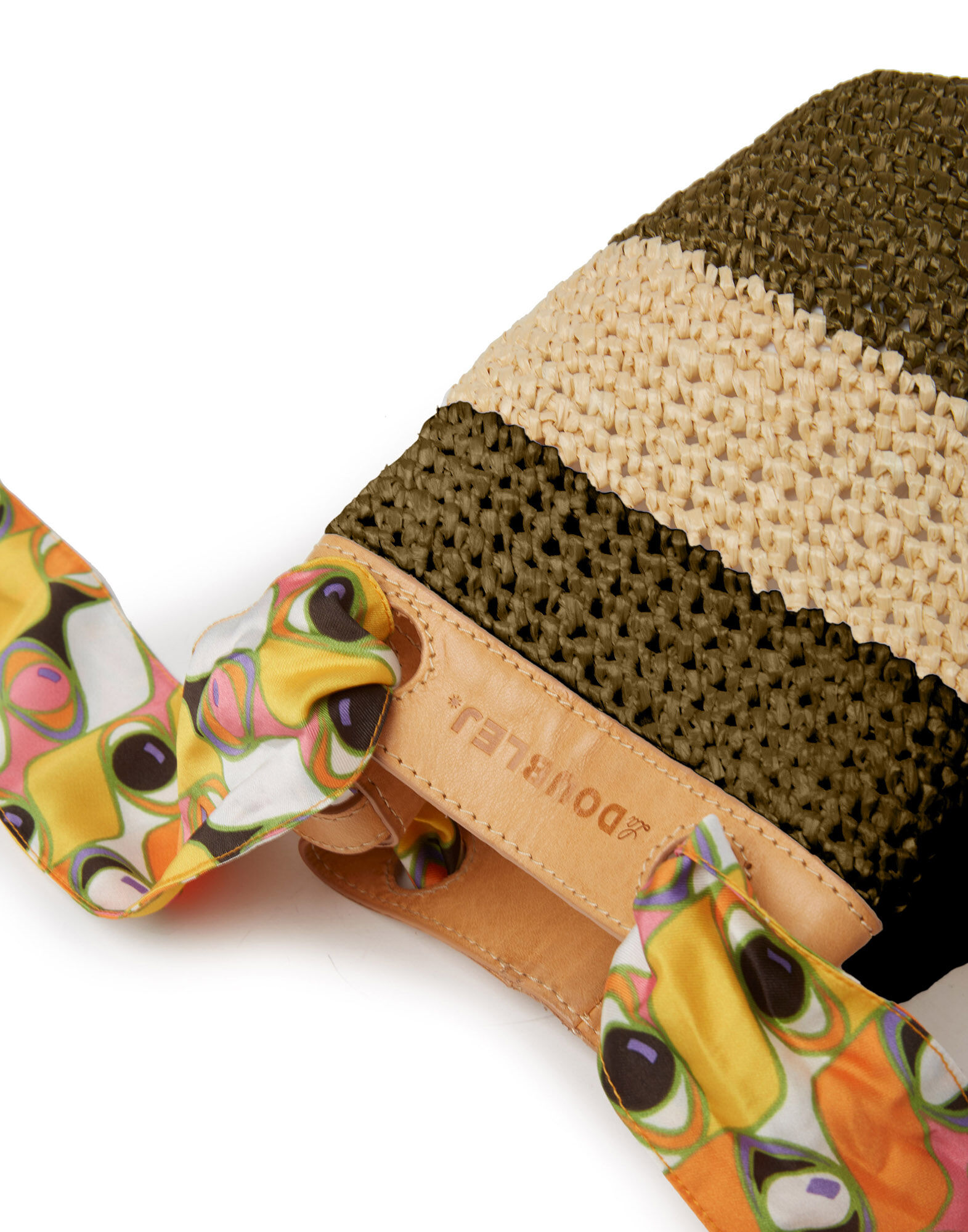 La DoubleJ Secchiello Multicolor Beige BAG0041RAF003MUL0058