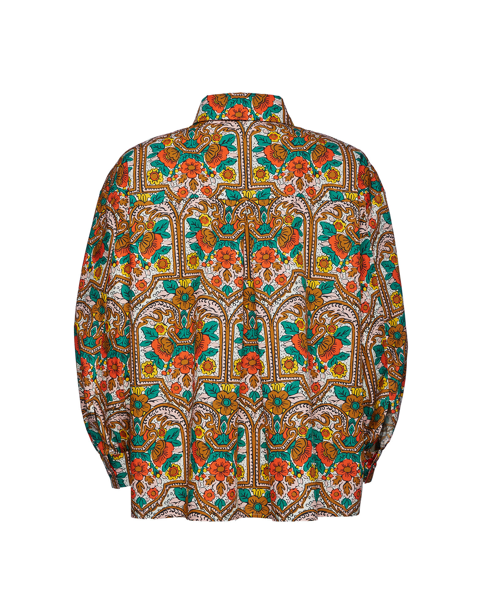 La DoubleJ Poet Shirt Corte White SHI0055COT039CRT02OR04