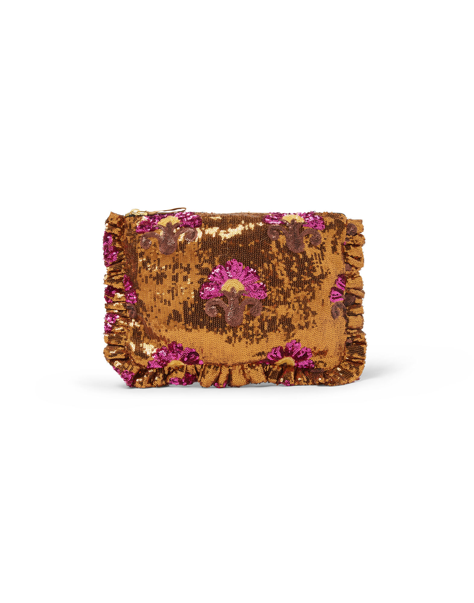 Hand Pochette in Bronze for Women La DoubleJ