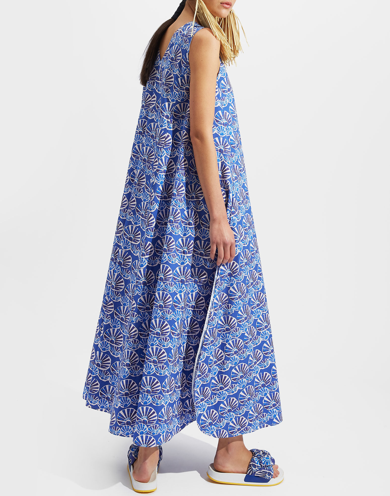 La DoubleJ Tent Dress Conchiglie DRE0242COT001COH0001