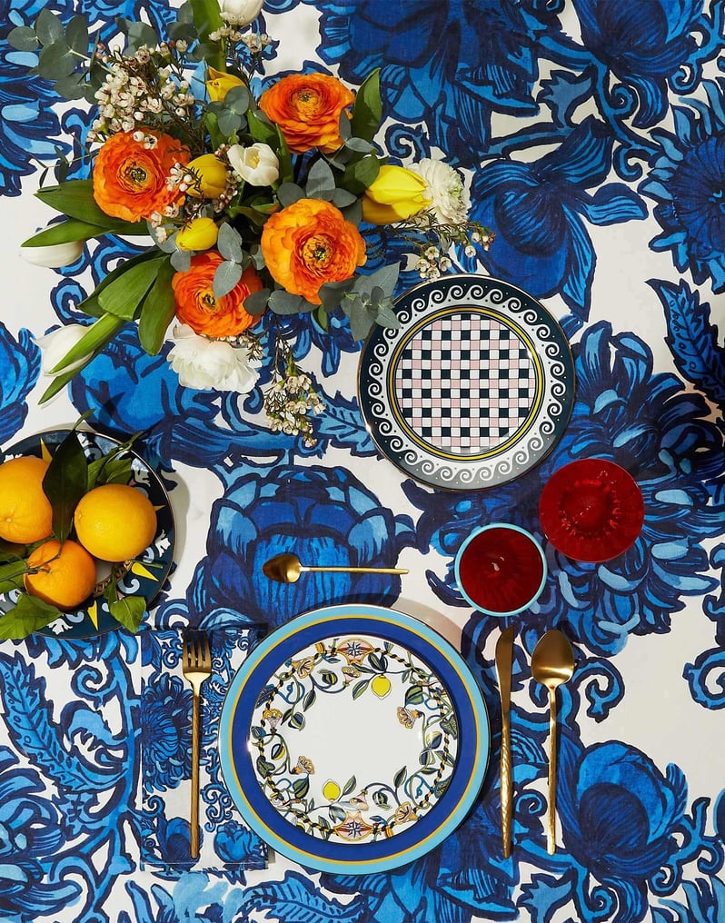 La DoubleJ Large Napkins Set Of 2 La DoubleJ Large Napkins Set Of 2 Anemone Small NAP0006LIN001ANE0007